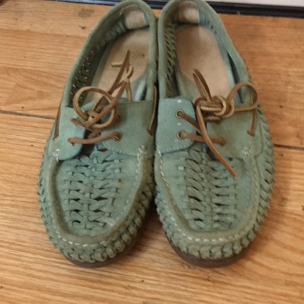 The Frye Company Quincy Woven Boat  size 11m